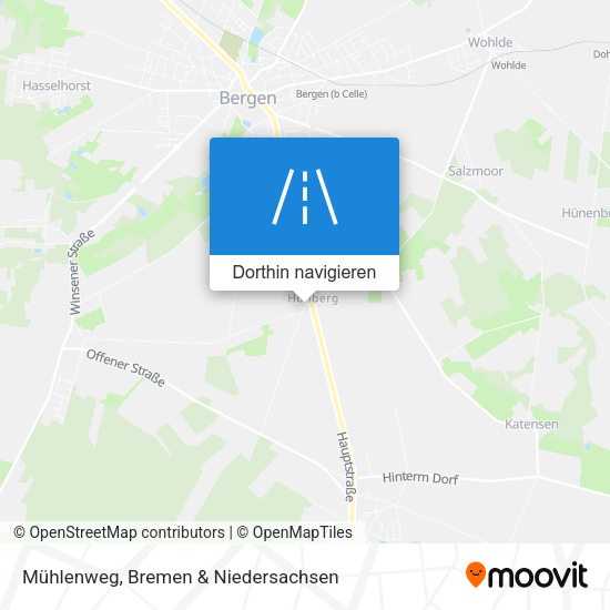 Mühlenweg Karte
