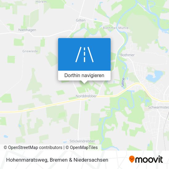 Hohenmaratsweg Karte