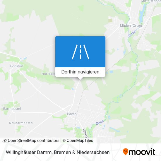 Willinghäuser Damm Karte