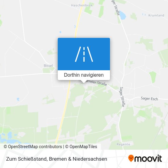 Zum Schießstand Karte