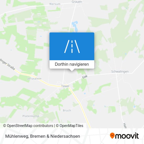 Mühlenweg Karte
