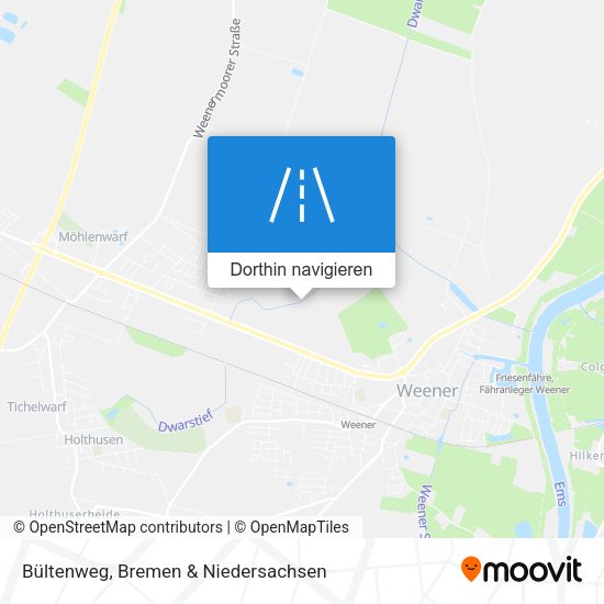 Bültenweg Karte