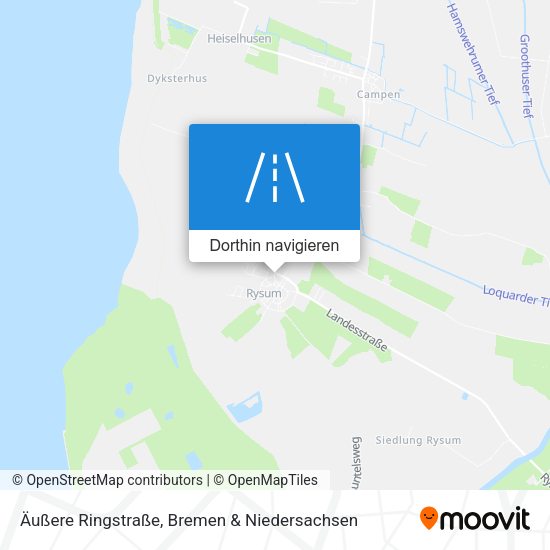 Äußere Ringstraße Karte