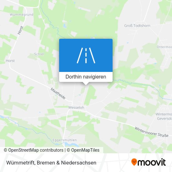 Wümmetrift Karte