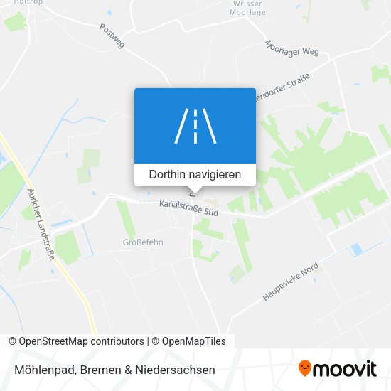 Möhlenpad Karte