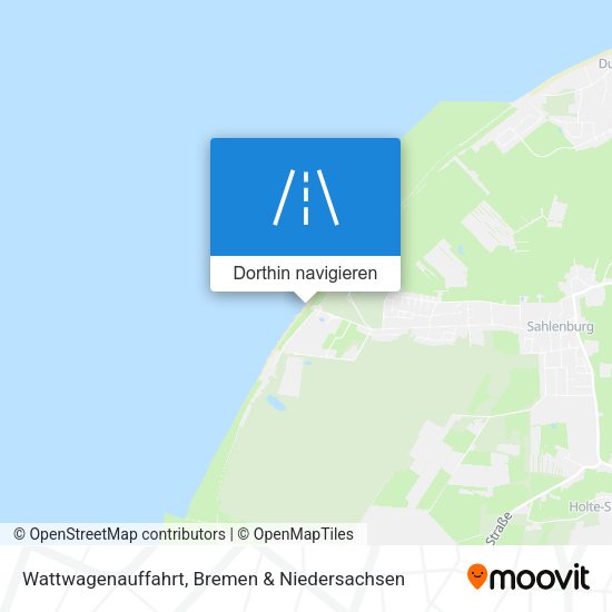 Wattwagenauffahrt Karte