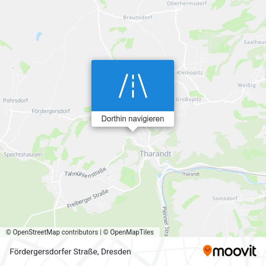 Fördergersdorfer Straße Karte