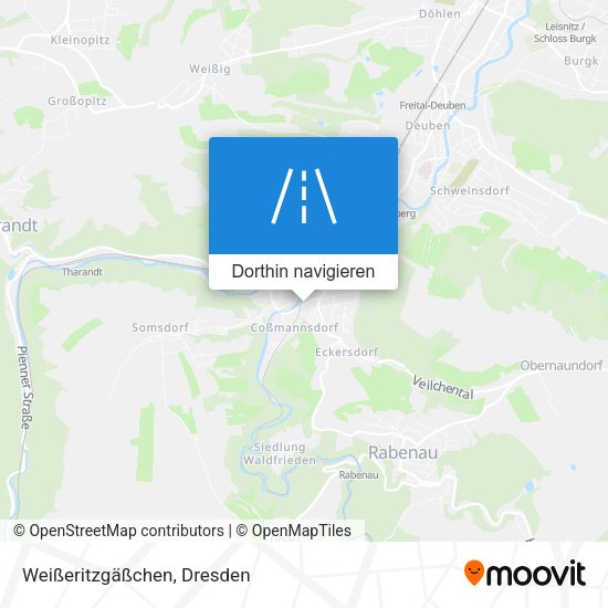 Weißeritzgäßchen Karte
