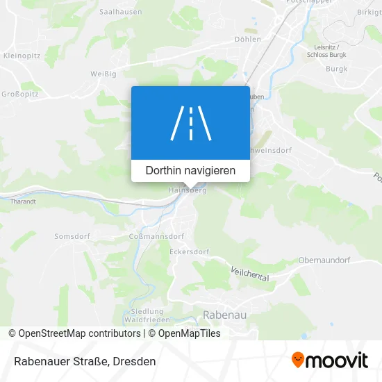 Rabenauer Straße Karte
