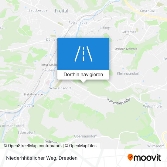 Niederhhäslicher Weg Karte