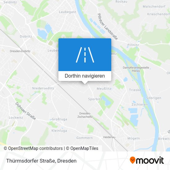 Thürmsdorfer Straße Karte