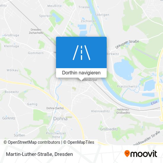 Martin-Luther-Straße Karte