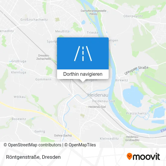 Röntgenstraße Karte