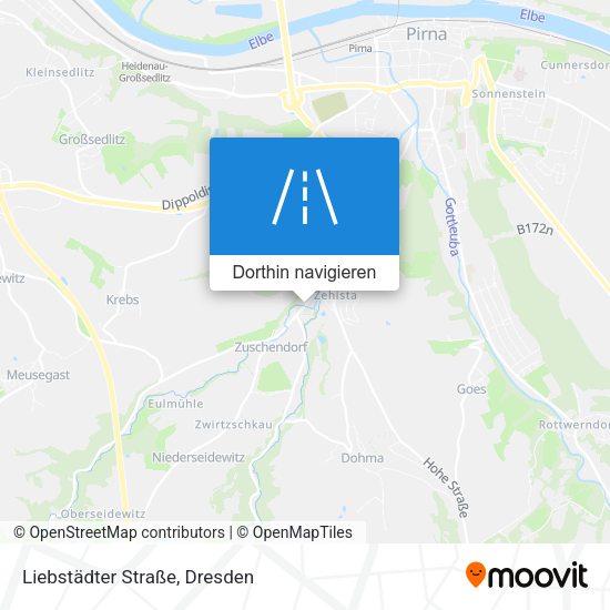 Liebstädter Straße Karte