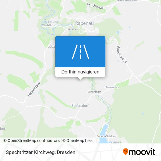 Spechtritzer Kirchweg Karte