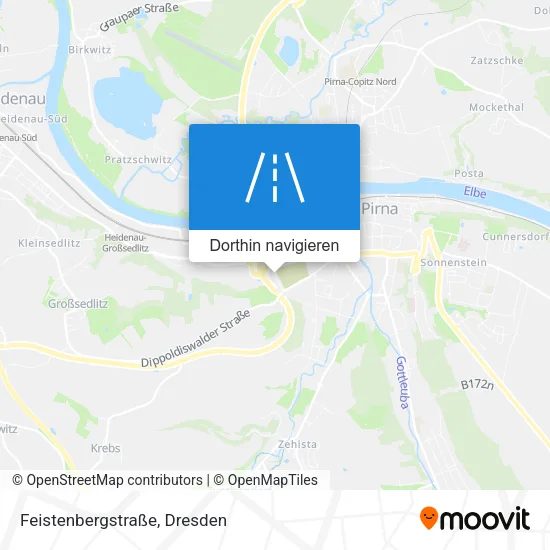 Feistenbergstraße Karte