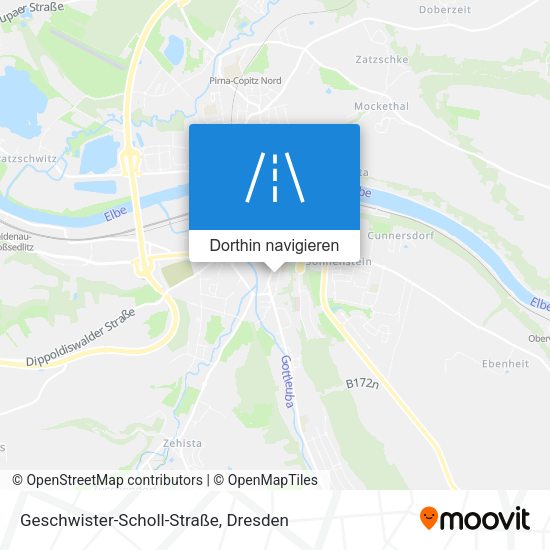 Geschwister-Scholl-Straße Karte