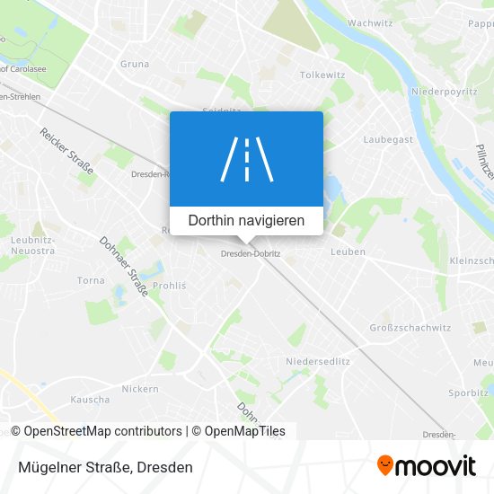 Mügelner Straße Karte