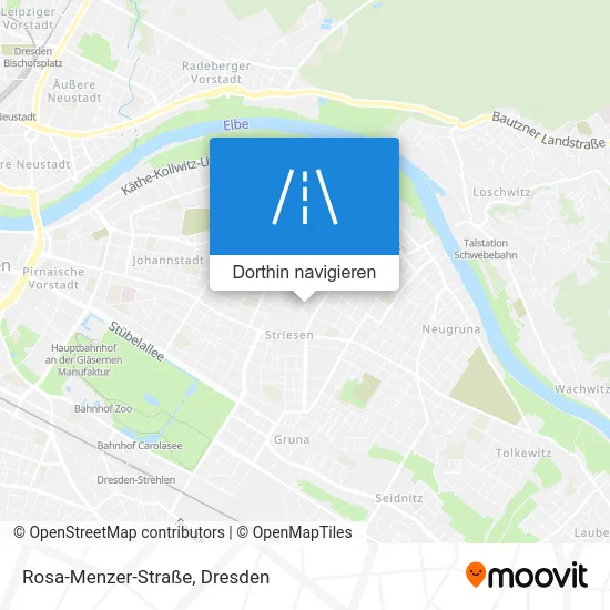 Rosa-Menzer-Straße Karte