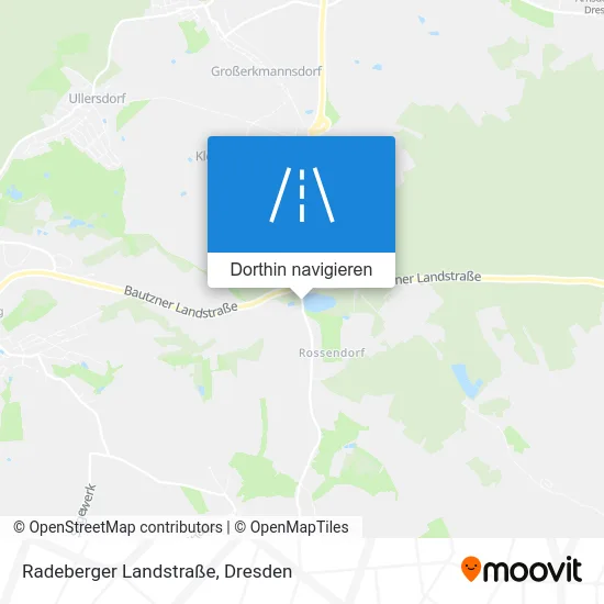 Radeberger Landstraße Karte