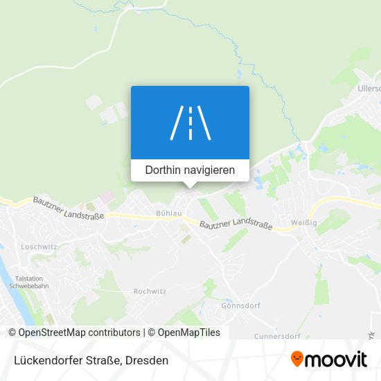 Lückendorfer Straße Karte