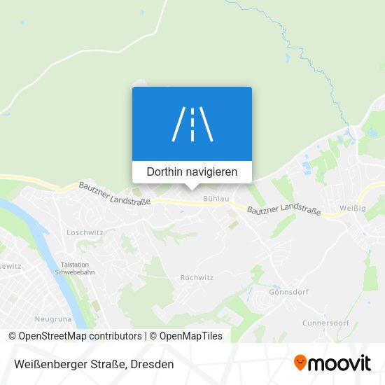 Weißenberger Straße Karte