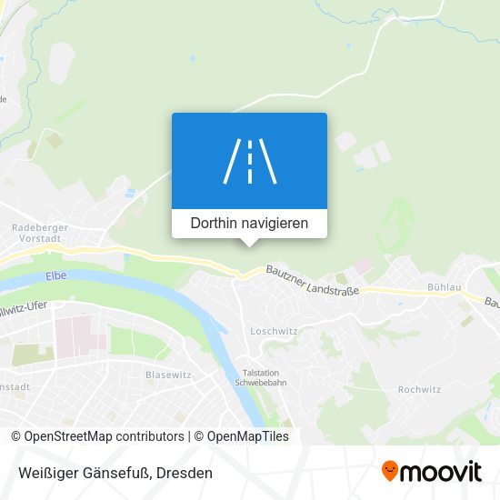 Weißiger Gänsefuß Karte