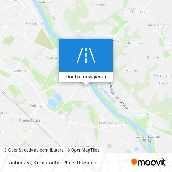 Laubegast, Kronstädter Platz Karte