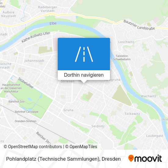 Pohlandplatz (Technische Sammlungen) Karte