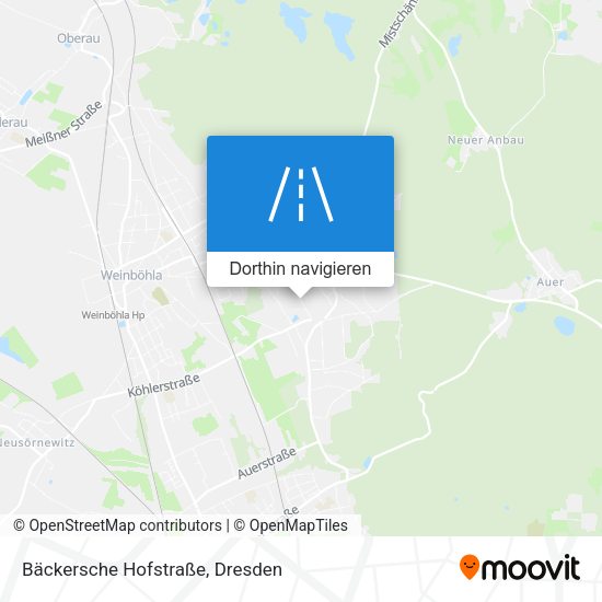 Bäckersche Hofstraße Karte
