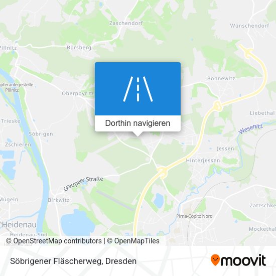 Söbrigener Fläscherweg Karte