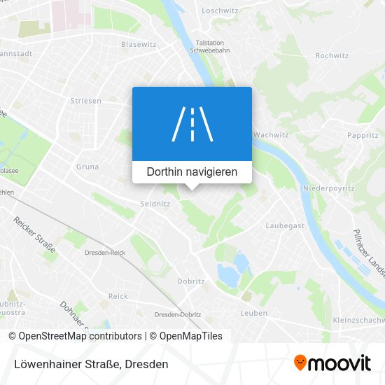 Löwenhainer Straße Karte