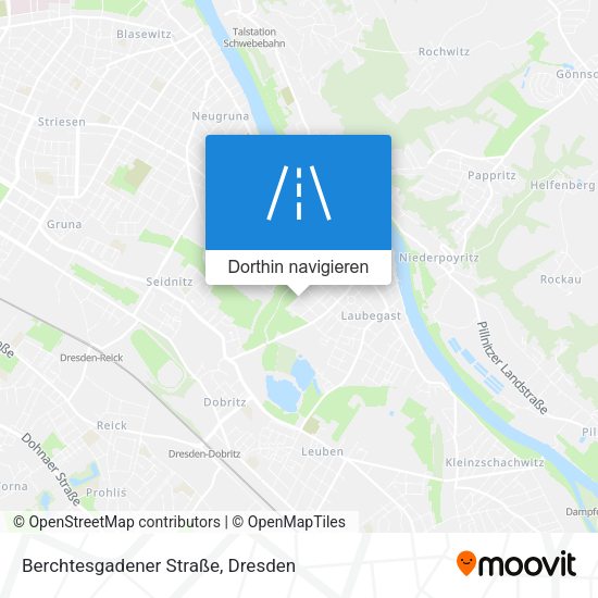 Berchtesgadener Straße Karte