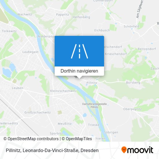 Pillnitz, Leonardo-Da-Vinci-Straße Karte