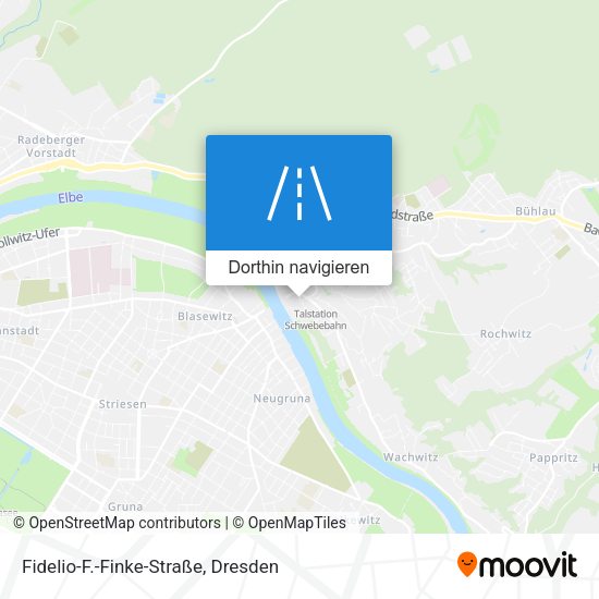Fidelio-F.-Finke-Straße Karte