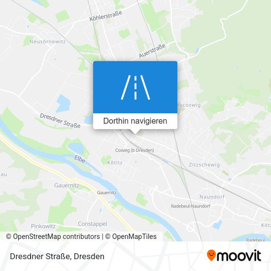 Dresdner Straße Karte