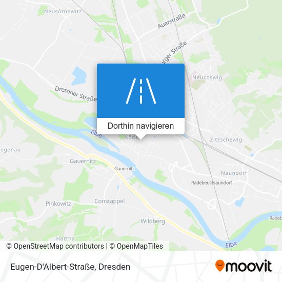 Eugen-D'Albert-Straße Karte
