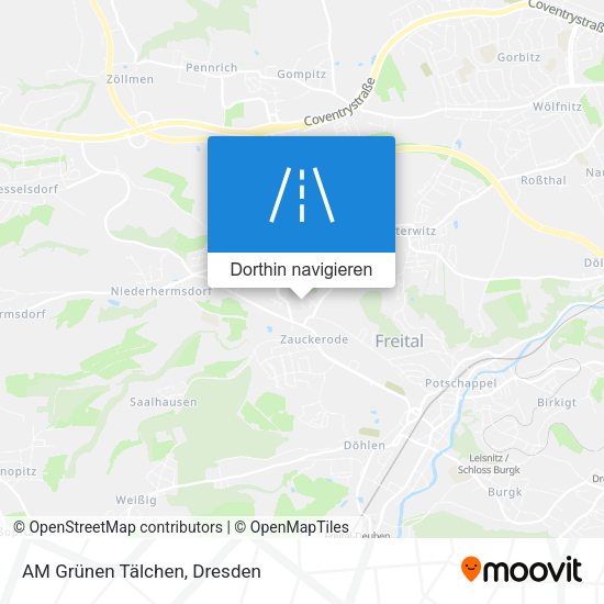 AM Grünen Tälchen Karte