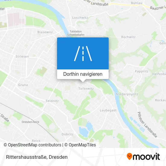 Rittershausstraße Karte