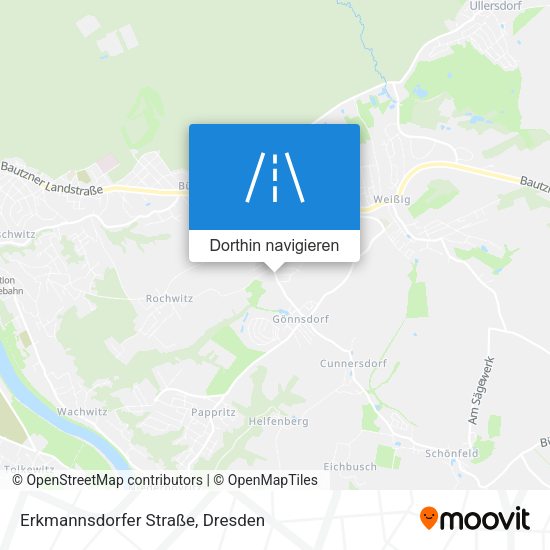Erkmannsdorfer Straße Karte