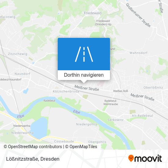 Lößnitzstraße Karte
