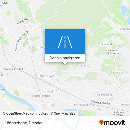 Lößnitzhöhe Karte