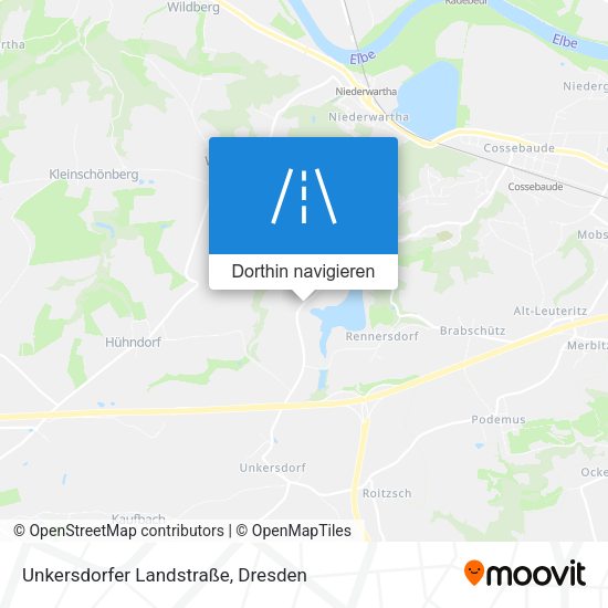 Unkersdorfer Landstraße Karte