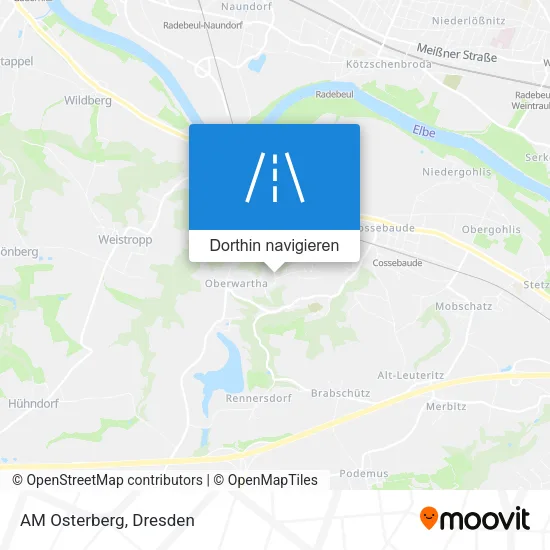 AM Osterberg Karte
