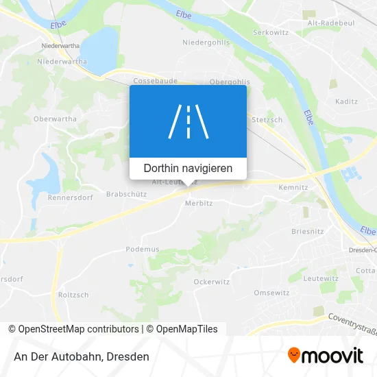 An Der Autobahn Karte