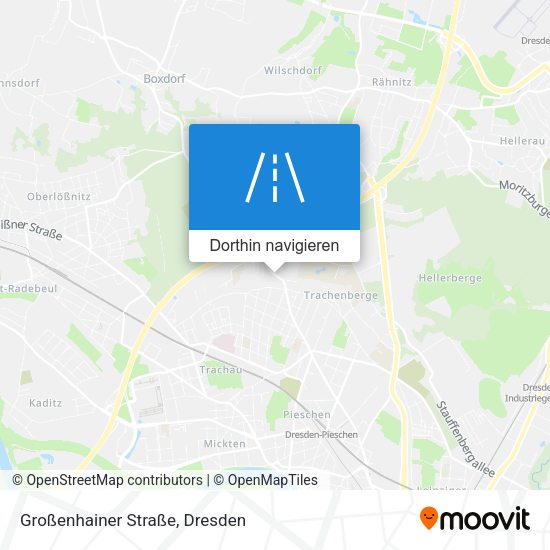 Großenhainer Straße Karte