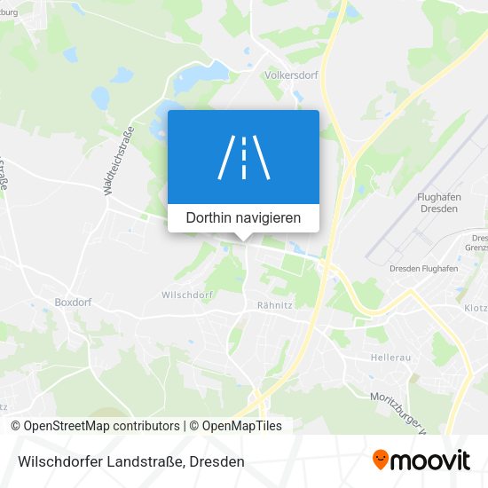 Wilschdorfer Landstraße Karte