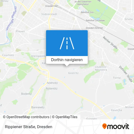 Rippiener Straße Karte