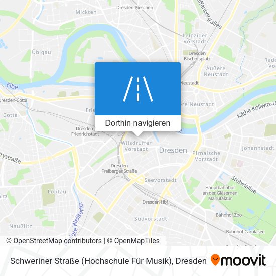 Schweriner Straße (Hochschule Für Musik) Karte