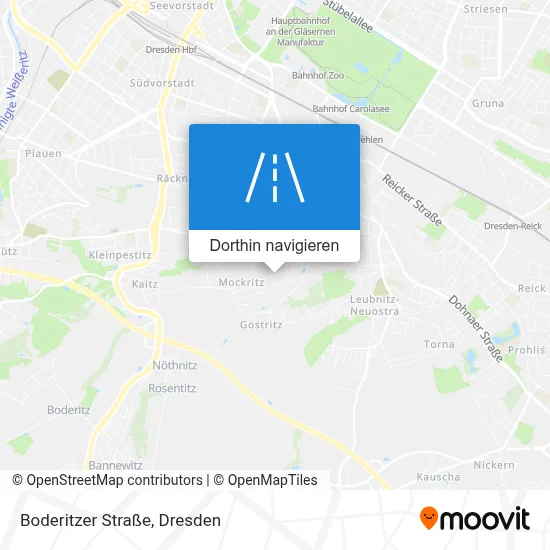 Boderitzer Straße Karte